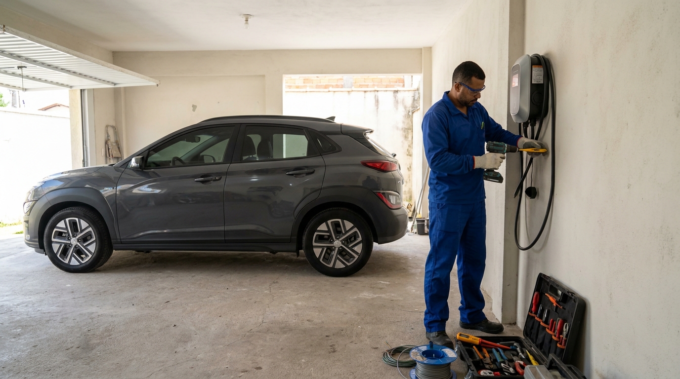 Instalacao de carregador de carro eletrico em Jaboatão dos Guararapes‑PE