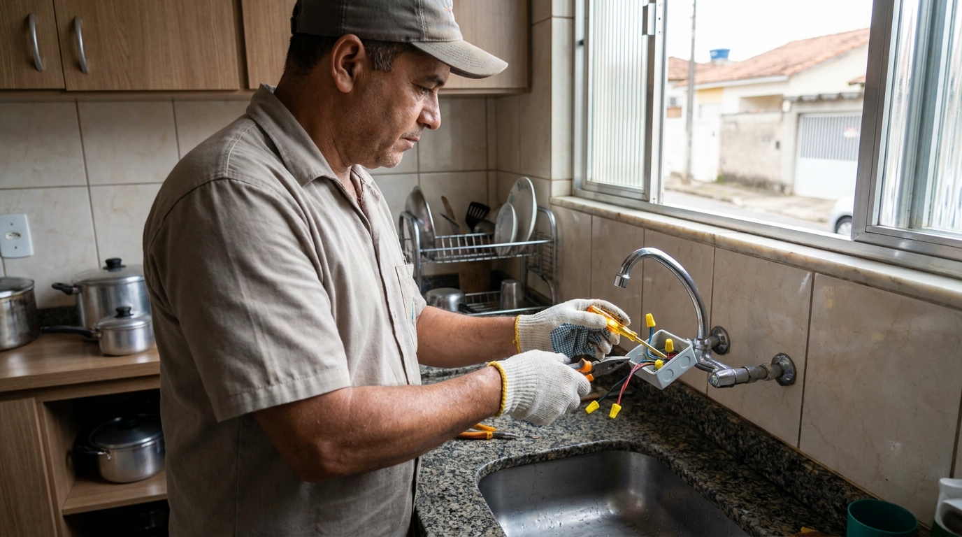 Instalacao de torneira eletrica profissional em Jaboatão dos Guararapes‑PE